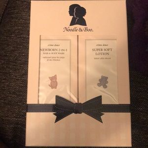 Noodle and boo body wash and lotion set